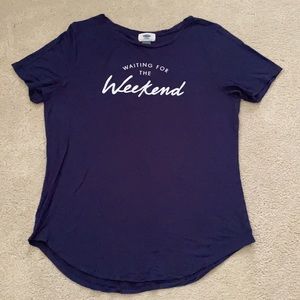 Old Navy small ‘Waiting for the Weekend’ shirt